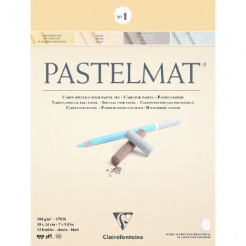 Pasztell tömb Pastelmat 24x30cm lágy árnyalatok 360g 12 lap