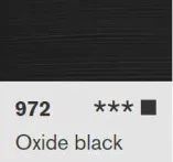 Akril Lascaux Studio 250ml  972 Oxide black