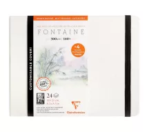 Fontaine akvarell füzet 21x16cm forró préselt 300g