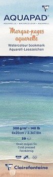 Aquapad akvarell könyvjelzőblokk 6x20cm 300g