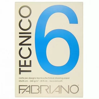 Fabriano Tecnico 6 sima 240g 25x35cm tömb