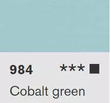 Akril Lascaux Studio 250ml  984 Cobalt green light