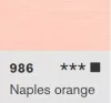Akril Lascaux Studio 250ml  986 Naples orange