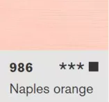 Akril Lascaux Studio 250ml  986 Naples orange