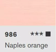 Akril Lascaux Studio 250ml  986 Naples orange