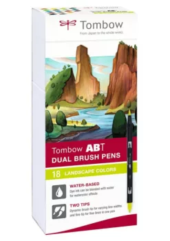Marker készlet Tombow 18 db - tájkép