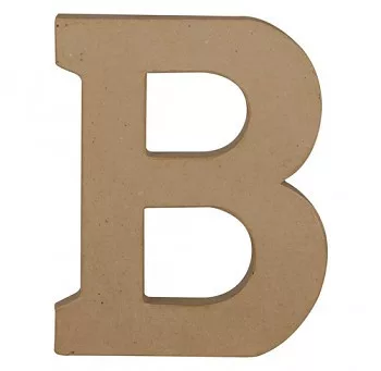 Papírmasé betű – B