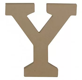 Papírmasé betű – Y