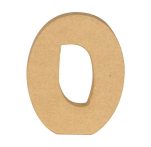 Papírmasé szám – 0