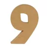 Papírmasé szám – 9
