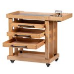 Storage trolley Meeden 5 floors 68x44cm solid beech