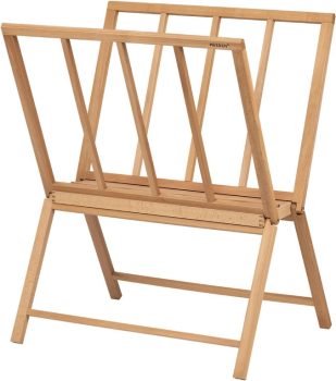 Large wooden print-rack Meeden beech 80x68x99cm