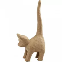 Paper mache cat small