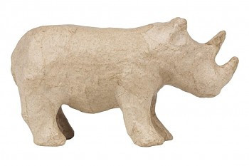 Kis papírmasé rhinoceros