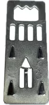 Hook into the foam cap plate