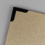 Fém sarokvédő könyvkötéshez 25mm fekete