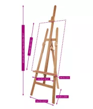 festés easel A beech Mabef - M/13