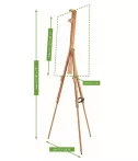 Wooden outdoor easel Mabef - M/29.AL