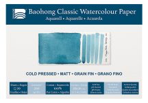 akvarell pad Baohong Classic 18x26cm cold pressed 300g