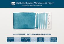 akvarell pad Baohong Classic 26x38cm cold pressed 300g