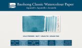 Baohong Classic akvarell Paper 38x56cm cold pressed 300g Baohong Classic akvarell Paper 38x56cm cold pressed 300g
