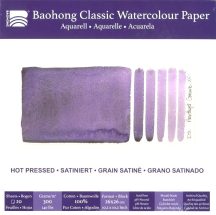 akvarell Baohong Classic 26x26cm hot pressed 300g pad