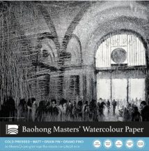 akvarell pad Baohong Masters 20x20cm cold pressed 300g