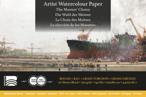 Akvarell tömb Baohong Masters 12.5x18cm durva 300g