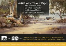 Akvarell tömb Baohong Masters 18x26cm durva 300g