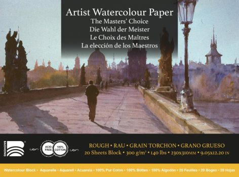 Akvarell tömb Baohong Masters 23x31cm durva 300g