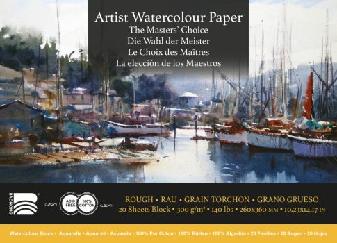 Akvarell tömb Baohong Masters 26x36cm durva 300g