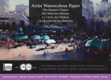 Akvarell Baohong Masters 26x36cm hot pressed 300g tömb