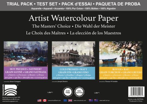 Baohong Masters Papír teszt szett 9db 28x38cm