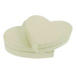 Szív alakú doboz papíranyagból 13x11x3.5cm