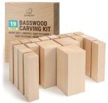 Set of 19 BeaverCraft Wood Carving Blocks