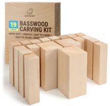 Set of 19 BeaverCraft Wood Carving Blocks