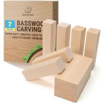 Set of 7 BeaverCraft Wood Carving Blocks
