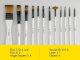 Meeden acrylic brush set 12 pcs