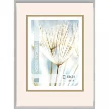 Aluminum frame Falc silver 18x24cm