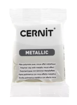 modellező compound Cernit 56g – 085 Metallic Pearl fehér