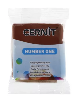 modellező material Cernit 56g – 800 barna