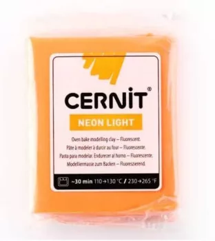 modellező material Cernit 56g – Neon világos narancs