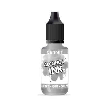 Tinta Cernit alkohol alapú 20ml – 080 ezüst