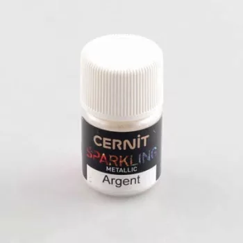 Effect powder Cernit 5g – Metallic ezüst