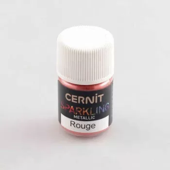 Effect powder Cernit 3g – Metallic vörös