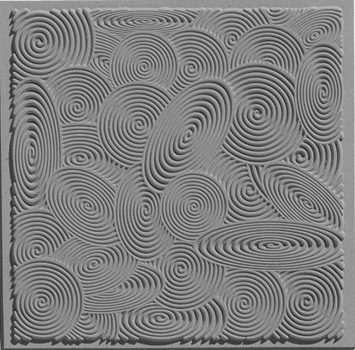 Cernit Textúra 9x9cm Spirálok
