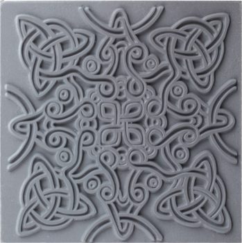 Cernit textúra 9x9cm kelta csomó