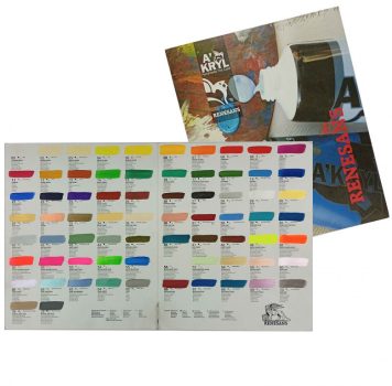 Akril festék színminták Renesans A'kryl