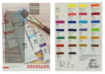 Gouache színminták Renesans