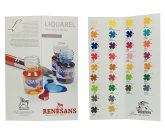 Akvarell színminták Renesans Liquarel